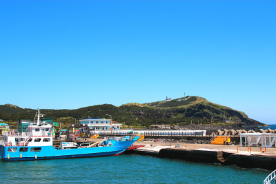 乌多，岛屿，海上救援，游轮，景观，马，