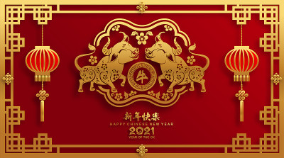 2021年中国新年。