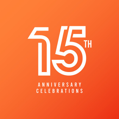 15 Th Anniversary Celebration Vector Template Desi