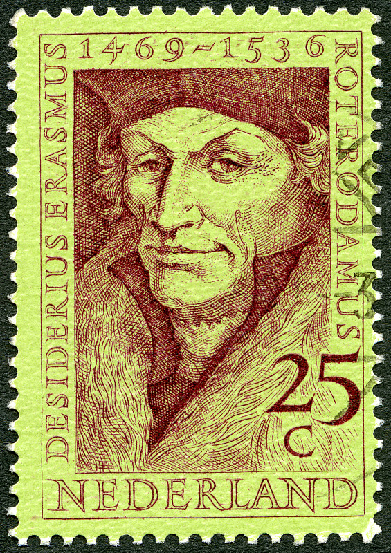 邮票荷兰1969 Desiderius Erasmus 1469-1536