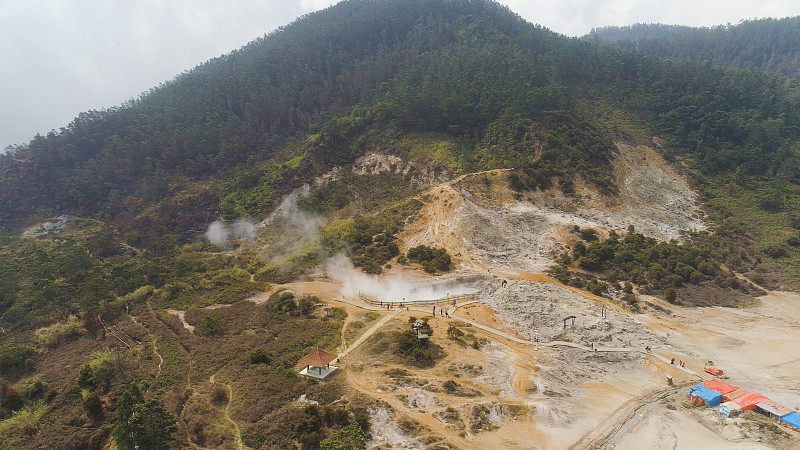 火山高原印度尼西亚迪昂高原