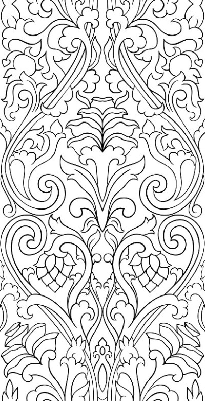 Floral vector pattern.