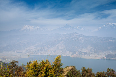 喜马拉雅山的山景