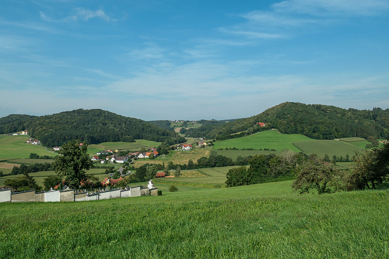 奥地利的Riegersburg乡村