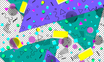 Pop art color background. retro pattern