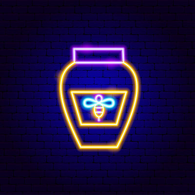 Honey Jar Neon Sign