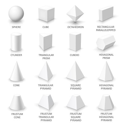 基本3d形状的集合