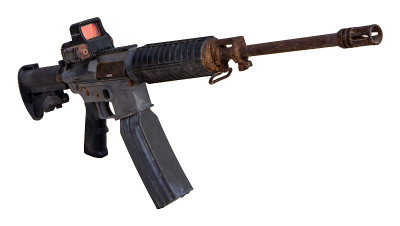 生锈的 AR 15