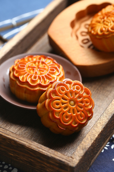 中国中秋节的月饼