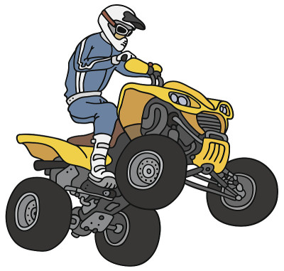 赛车在ATV