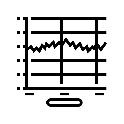 图形声音振动线图标矢量插图