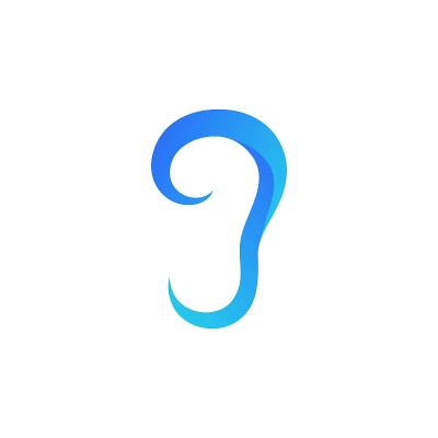 听图标插图模板矢量