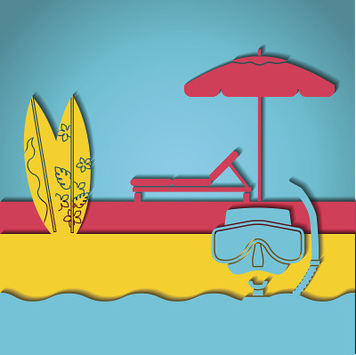 海滩