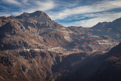 喜马拉雅山脉如画的风景