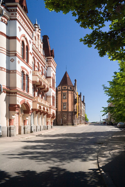 Vyborg的街道
