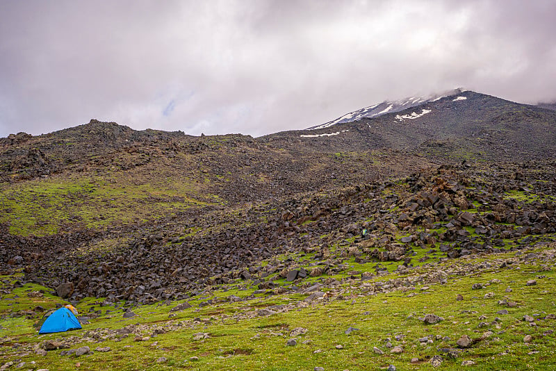 基地营地在亚拉腊山