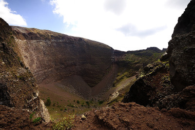 维苏威火山口