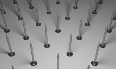 灰色钢钉