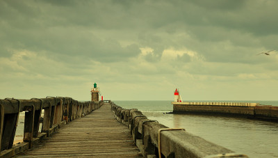 蓝色day-Capbreton-France