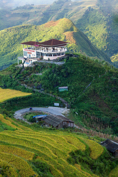 美丽的风景，越南沙巴老寨的梯田