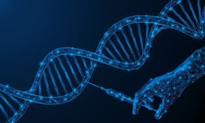 DNA细胞的基因治疗。