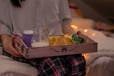 早餐在床上