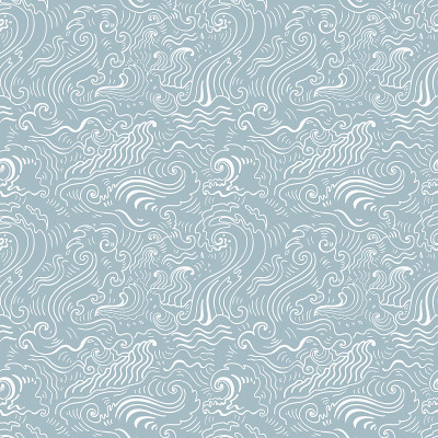 海浪。无缝的背景