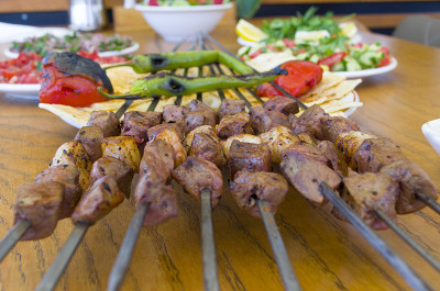 肝脏羊肉串