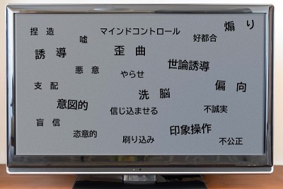 觉得电视媒体有问题。有偏见的报道