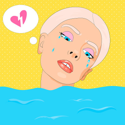 tears from a broken heart