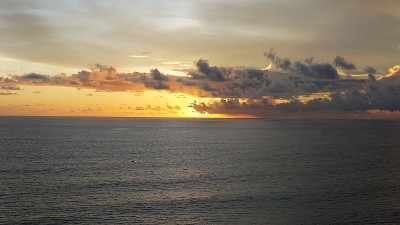 海上日落
