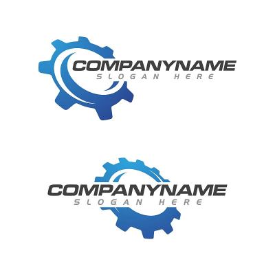 齿轮矢量图标插图设计