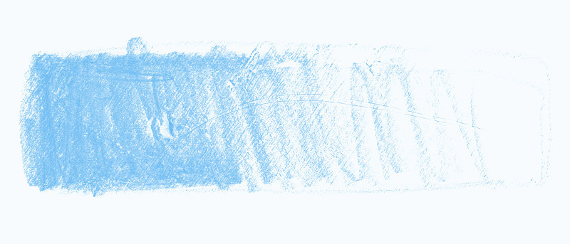 蓝色铅笔纹理在粗糙的纸背景上。