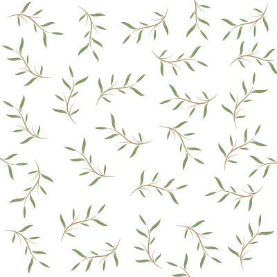 千层叶背景矢量插图设计