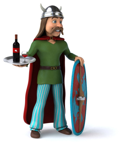 有趣的高卢- 3D插图