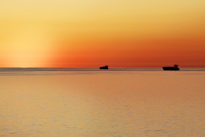 到夕阳