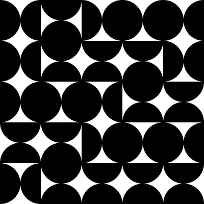 矢量波西米亚几何轮廓单色画