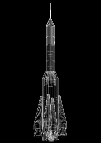 太空火箭建筑师蓝图