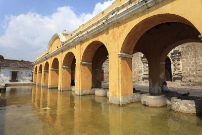 危地马拉安提瓜的殖民建筑