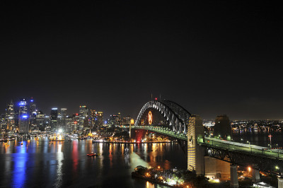 悉尼港夜空