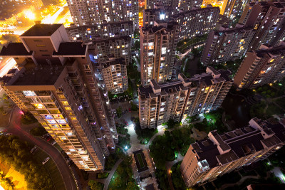 房屋鸟瞰图