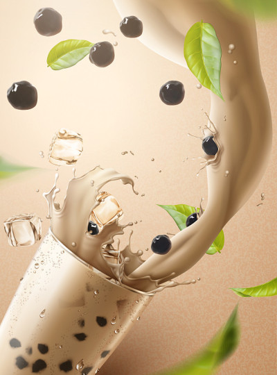Bubble tea ads