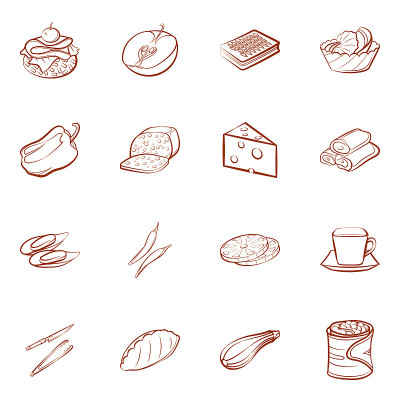 Food images. Background for printing, design, web.