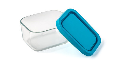 玻璃食品容器隔离白色