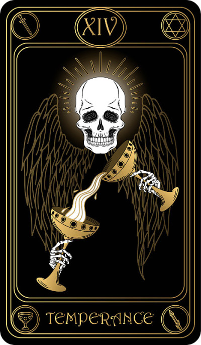 Temperance Tarot card