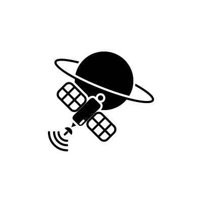卫星图标矢量图