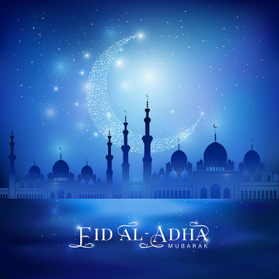 Eid Mubarak设计背景。