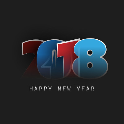 新年贺卡背景- 2018