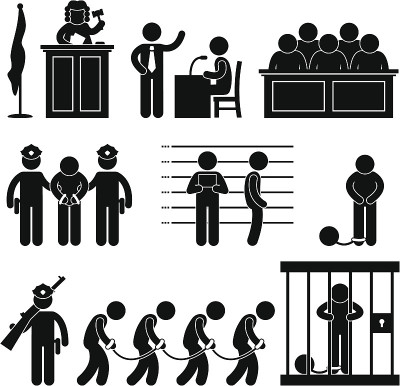 法庭和刑事象形文字