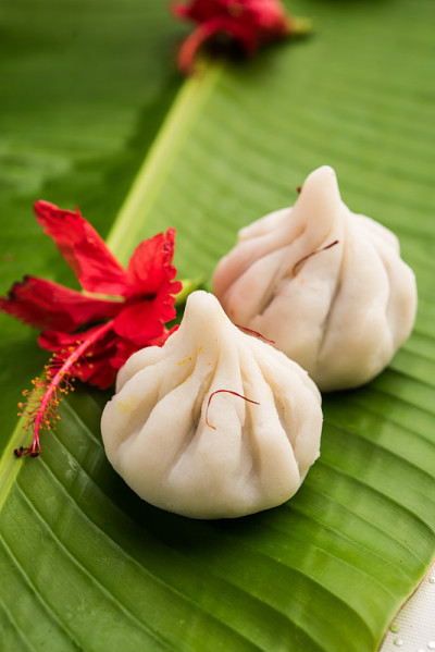 Ukdiche Modak -印度马哈拉施特拉邦Ganapati, Ganesh Puja期间制作的